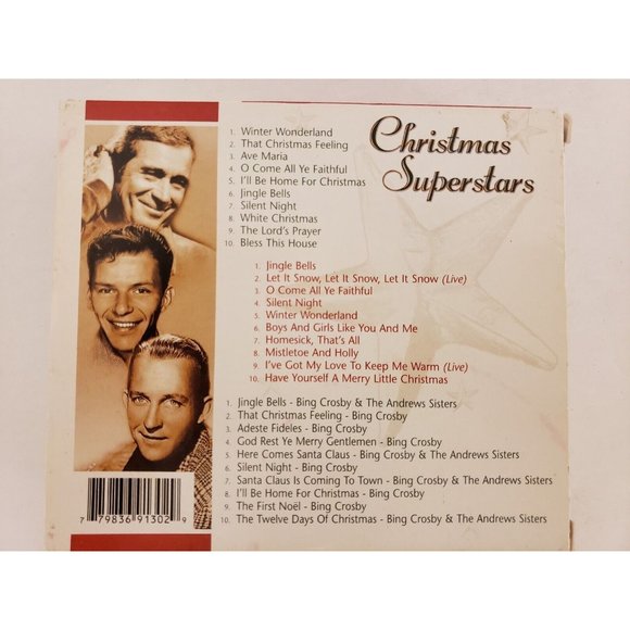 CD "Christmas Superstars" 3 CD Box Set, Biing Crosby, Perry Como, Frank Sinatra - Picture 2 of 4